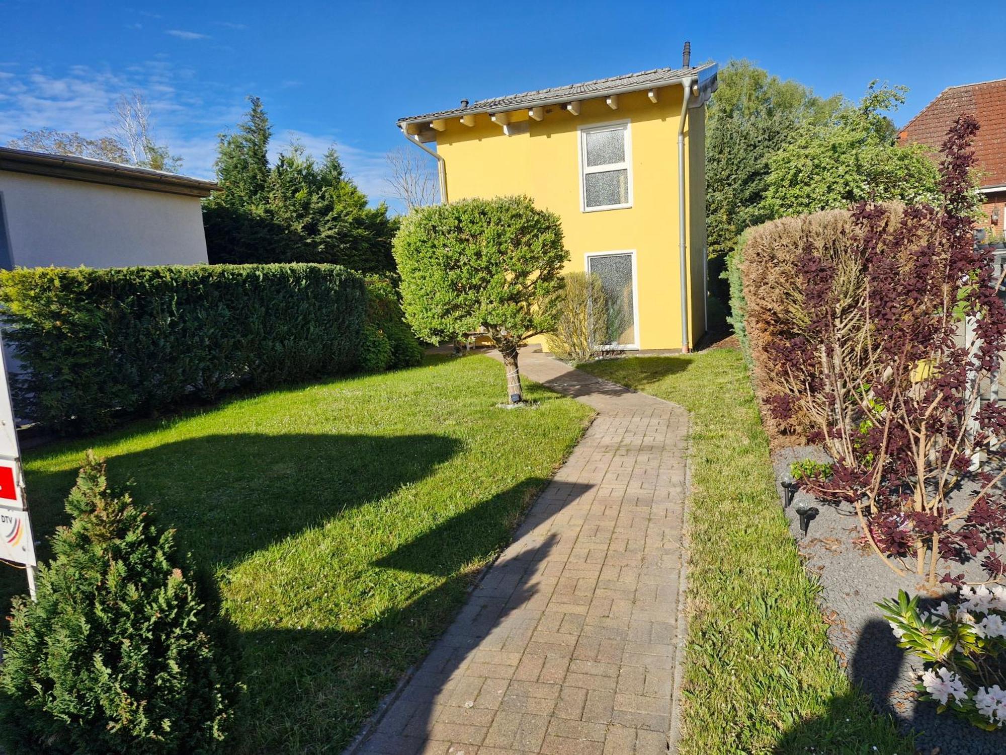Ferienhaus An Der Brunnenaue 4 Sterne, E-Ladestation Am Haus, Wlan, Netflix, Garten Sagard Exterior foto